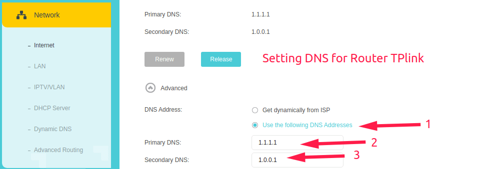 Router-zmena DNS